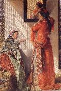 John Frederick Lewis Private Conversation oil